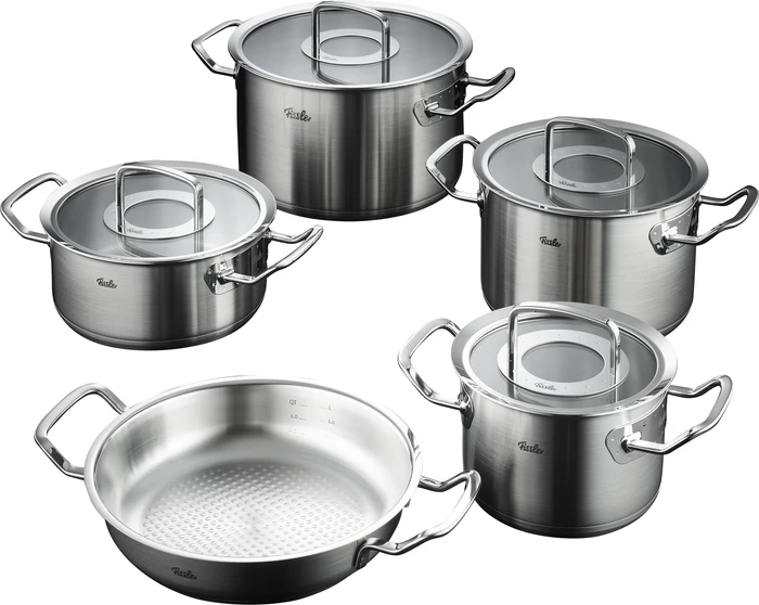 Thumbnail 6 de Fissler Original-Profi Collection Topf- und Pfannenset mit Glasdeckeln (5-teilig) + Servierpfanne 24 cm