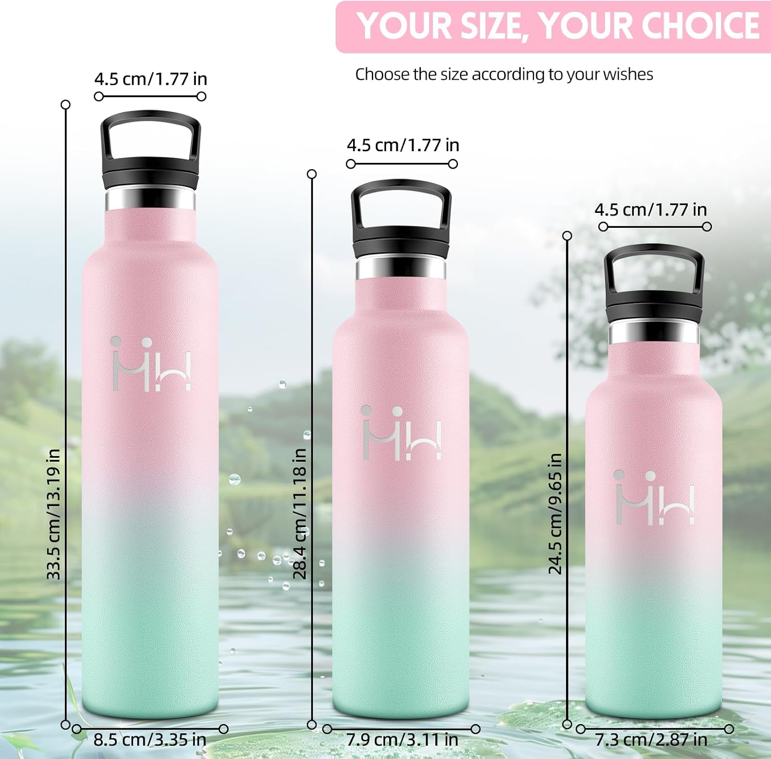 Thumbnail 4 de Gourde INOX 500 ML avec paille pour sport et voyage