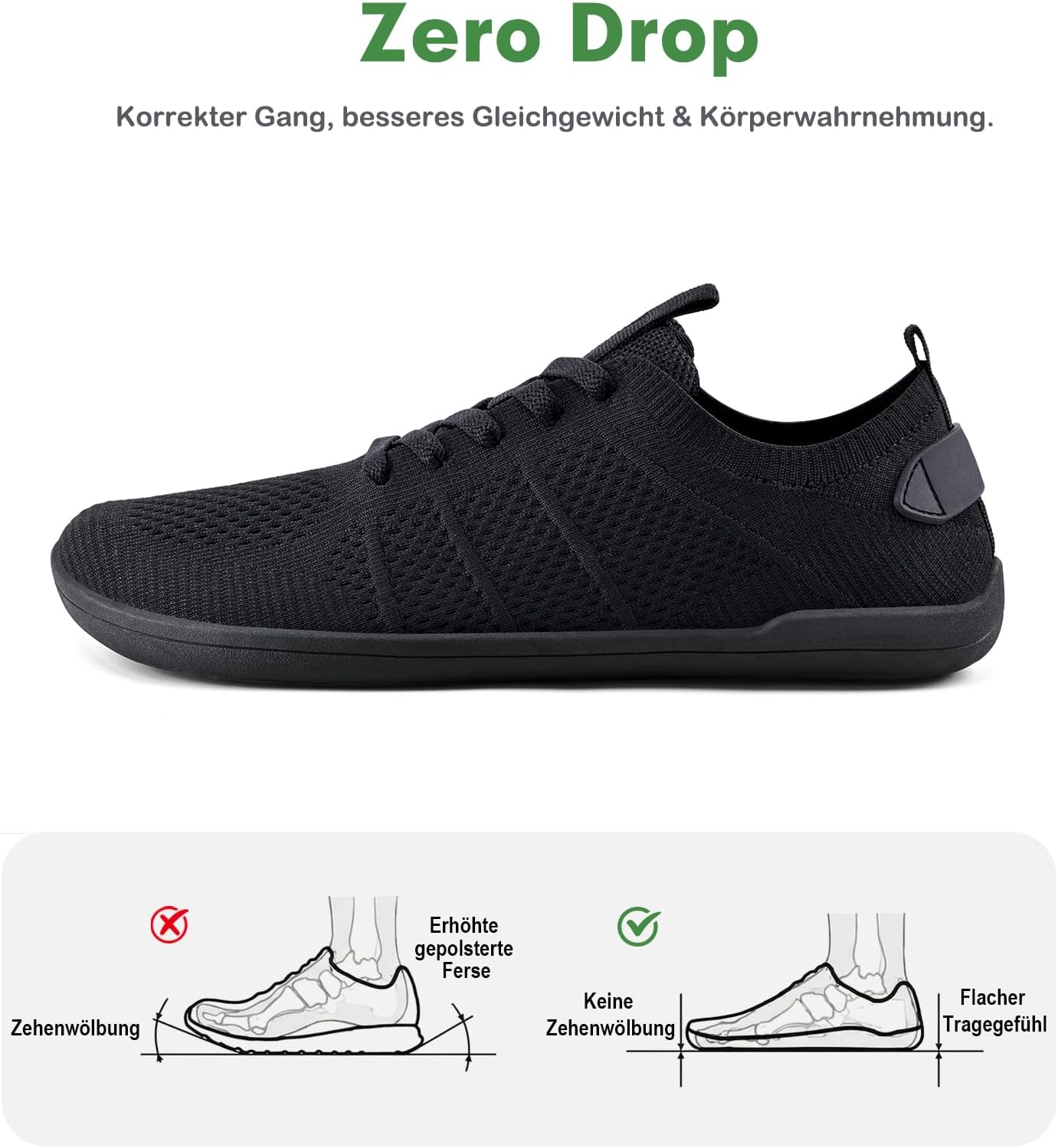 Detalle de Barfußschuhe IceUnicorn Zero-Drop 4 Eigenschaften