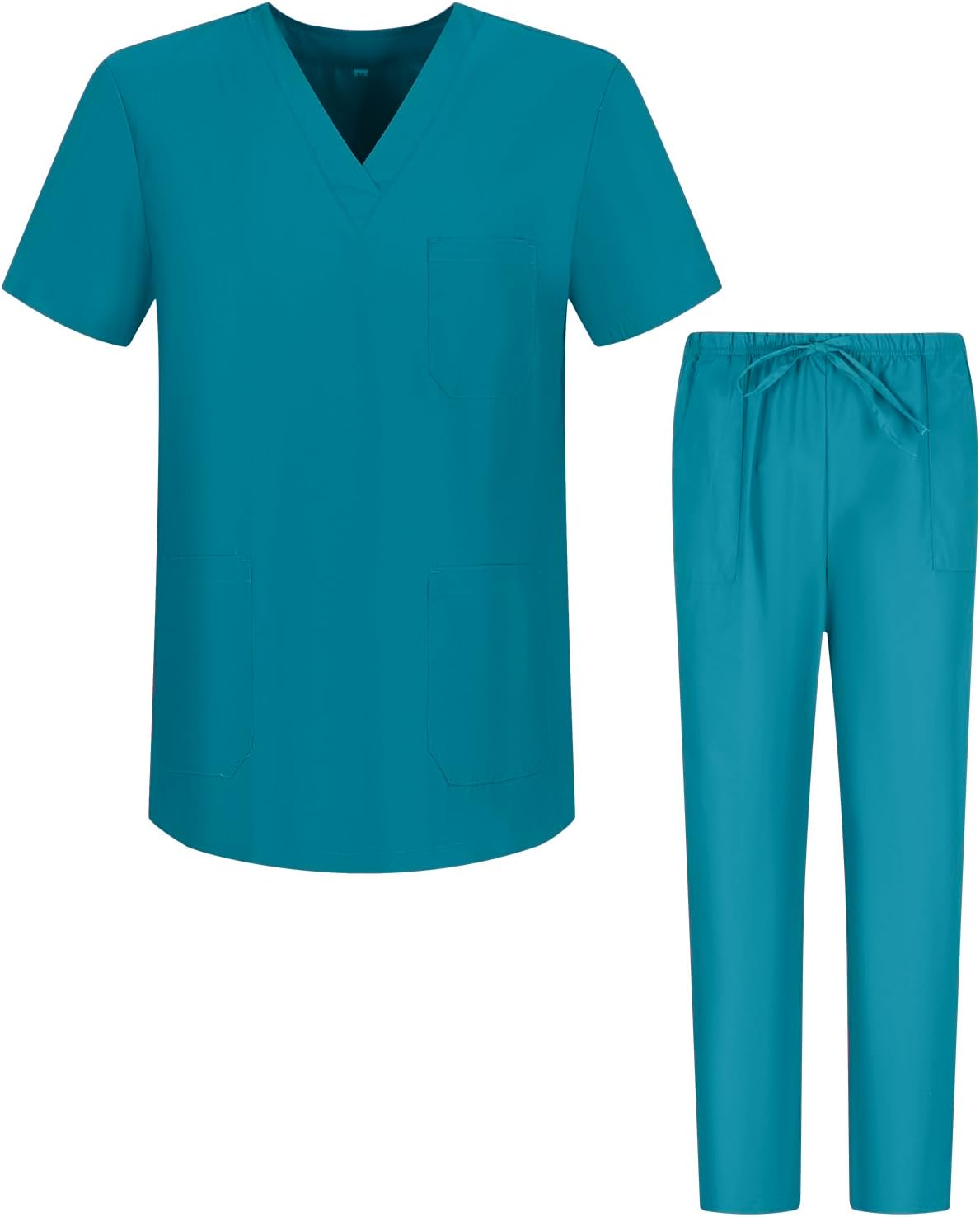 Detalle de MISEMIYA Scrub Bz-6801-6802 Ensemble de travail unisexe turquoise (M)
