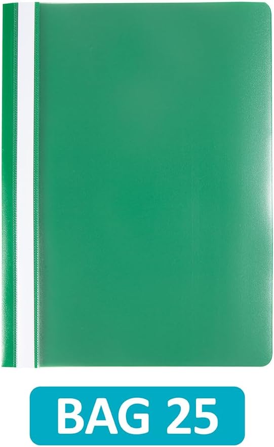 Detalle 2 de Hamelin A4 Green Polypropylene Project Folders – Pack of 25