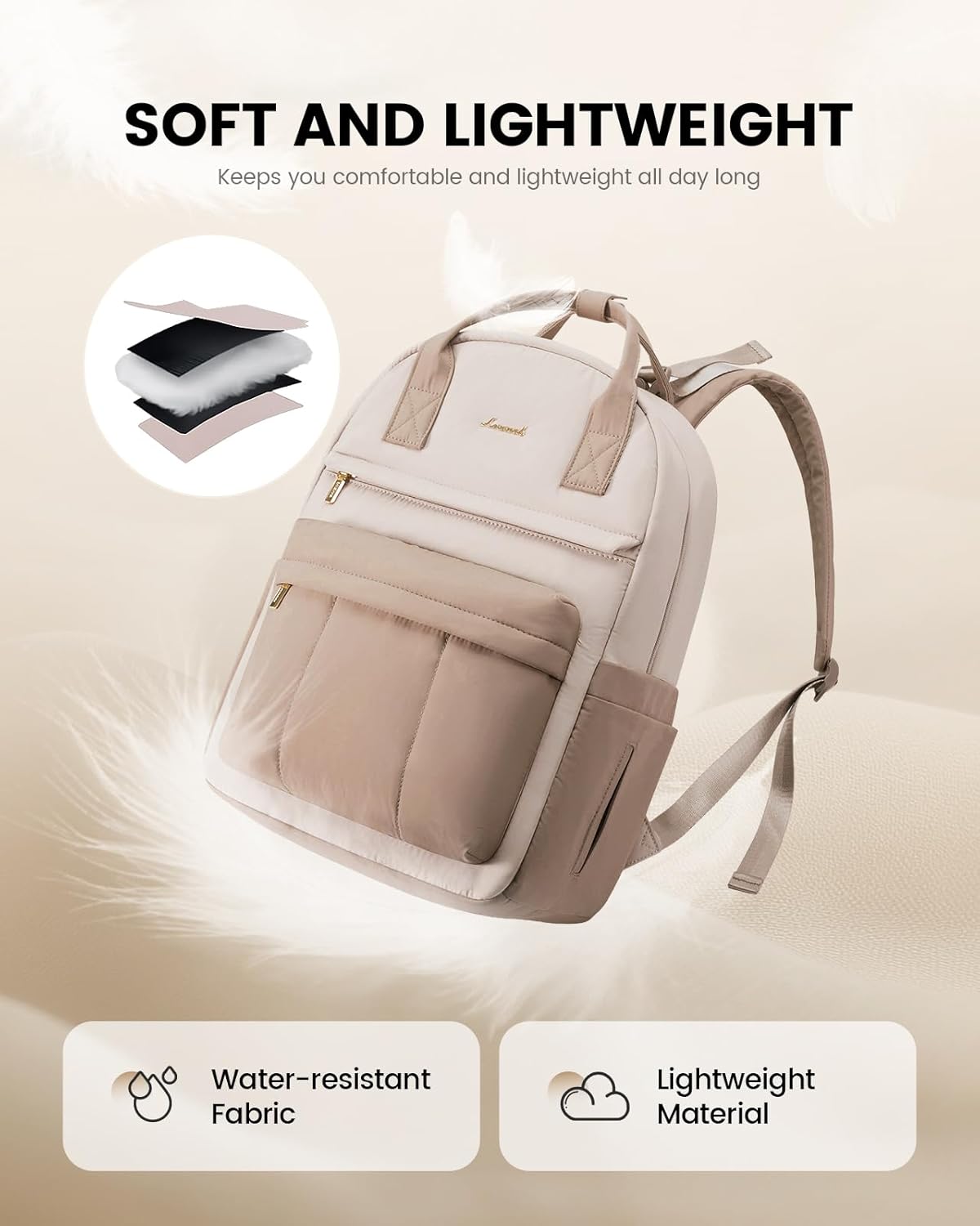 Detalle 2 de LOVEVOOK Wickelrucksack Groß