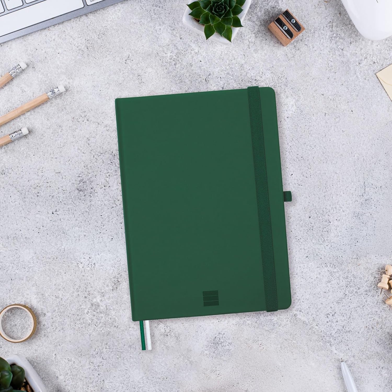 Detalle de Finocam Cahier Nexo Couverture Souple Uni Vert foncé – A5, 72 feuilles microperforées