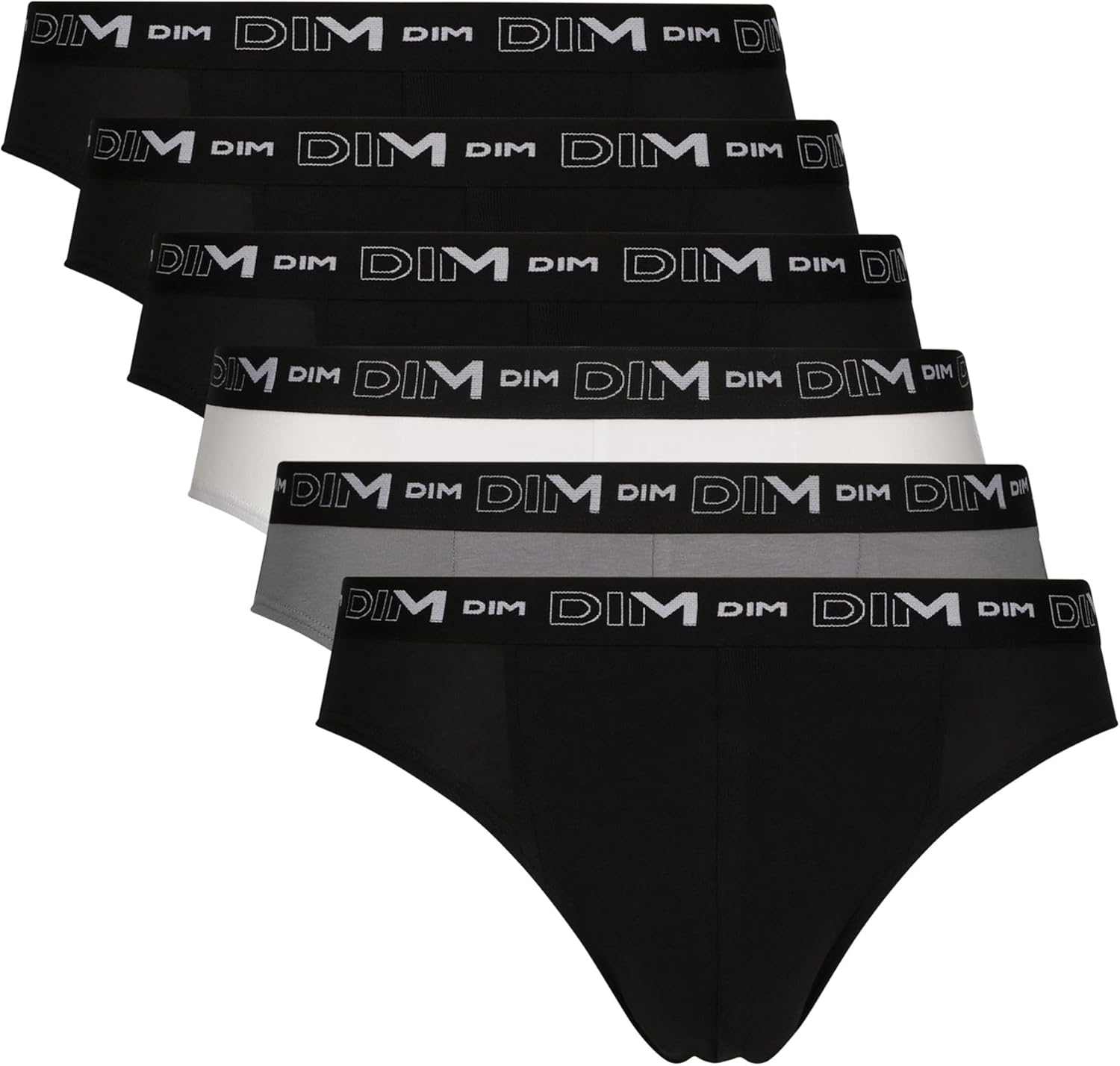 Thumbnail 1 de Dim Coton Stretch Confort X6 Slip Homme 6 pièces