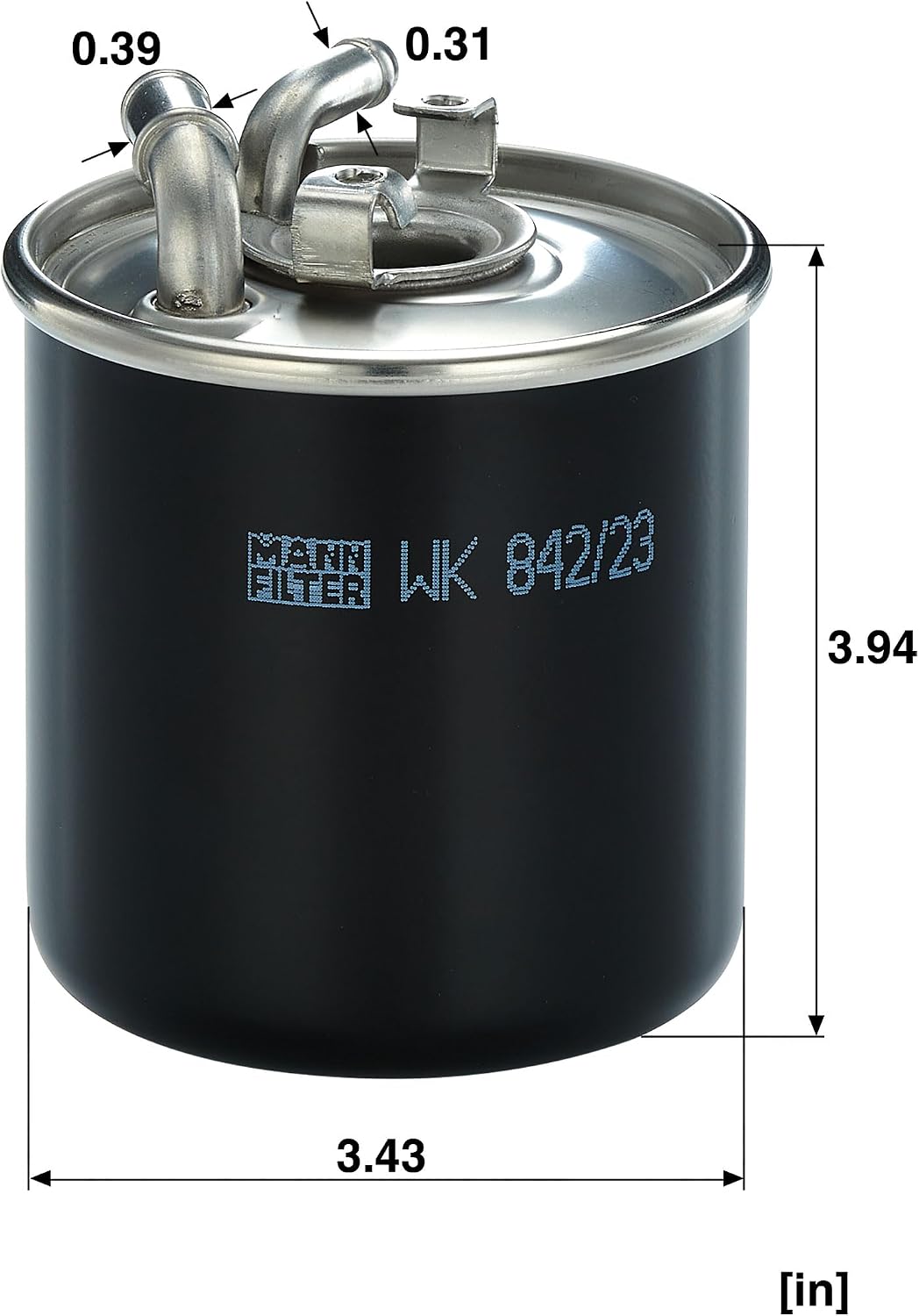 Thumbnail 4 de MANN-FILTER WK 842/23 Filtre carburant 100 mm