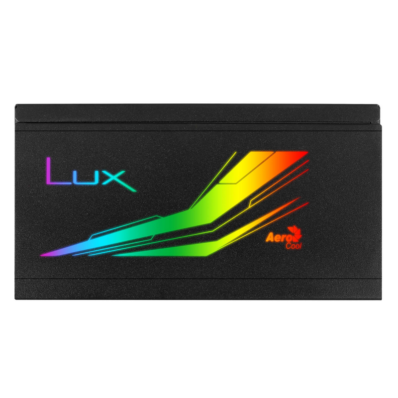 Detalle de Aerocool LUX 550M RGB fuente 550 W bronze semi‑modular