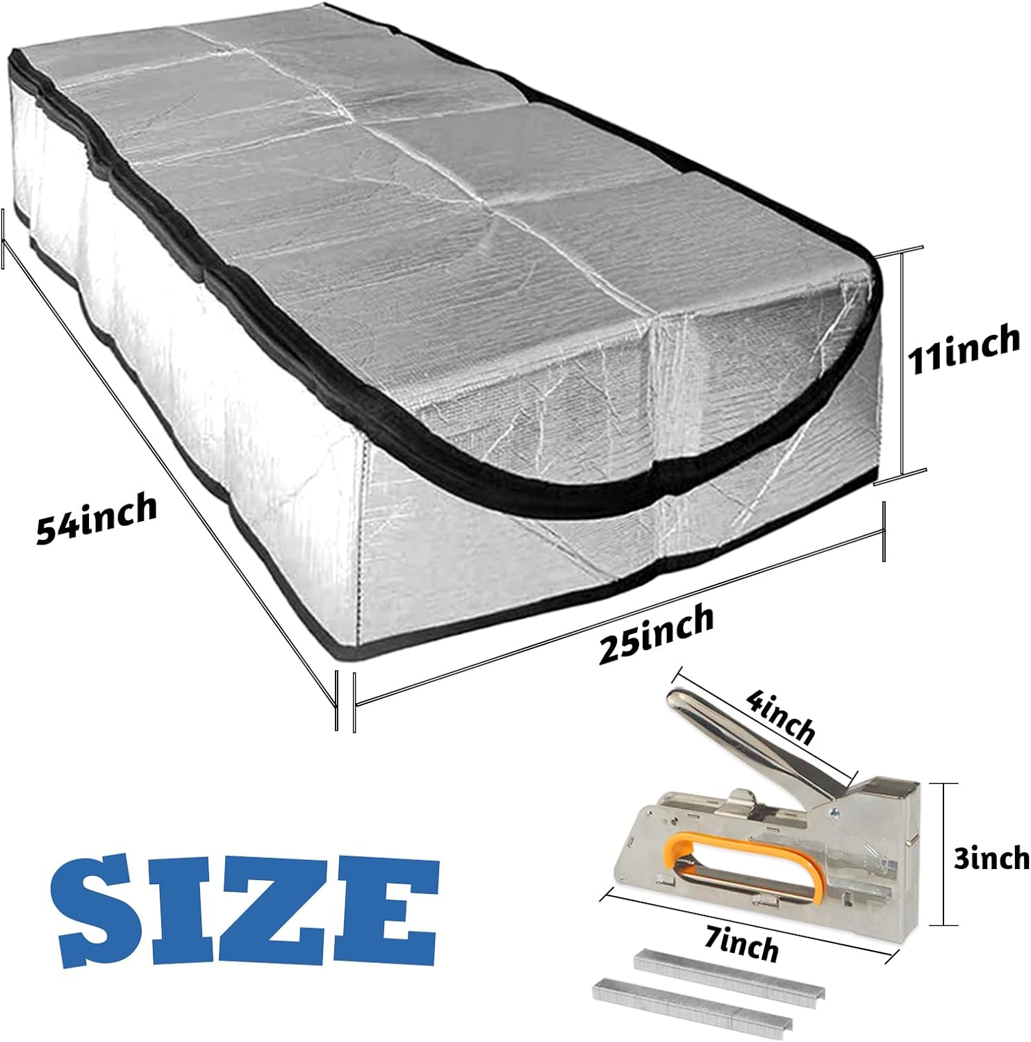 Detalle 2 de Vefhby Attic Hatch Insulation Cover 25" x 54" x 11