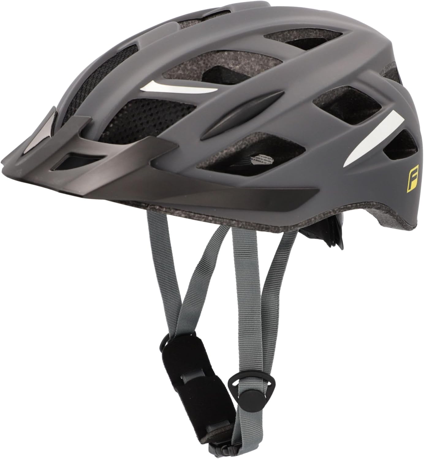 Detalle de FISCHER Erwachsenen Fahrradhelm Urban Levin S/M 52–59 cm grau – mit beleuchtetem Innenring-System