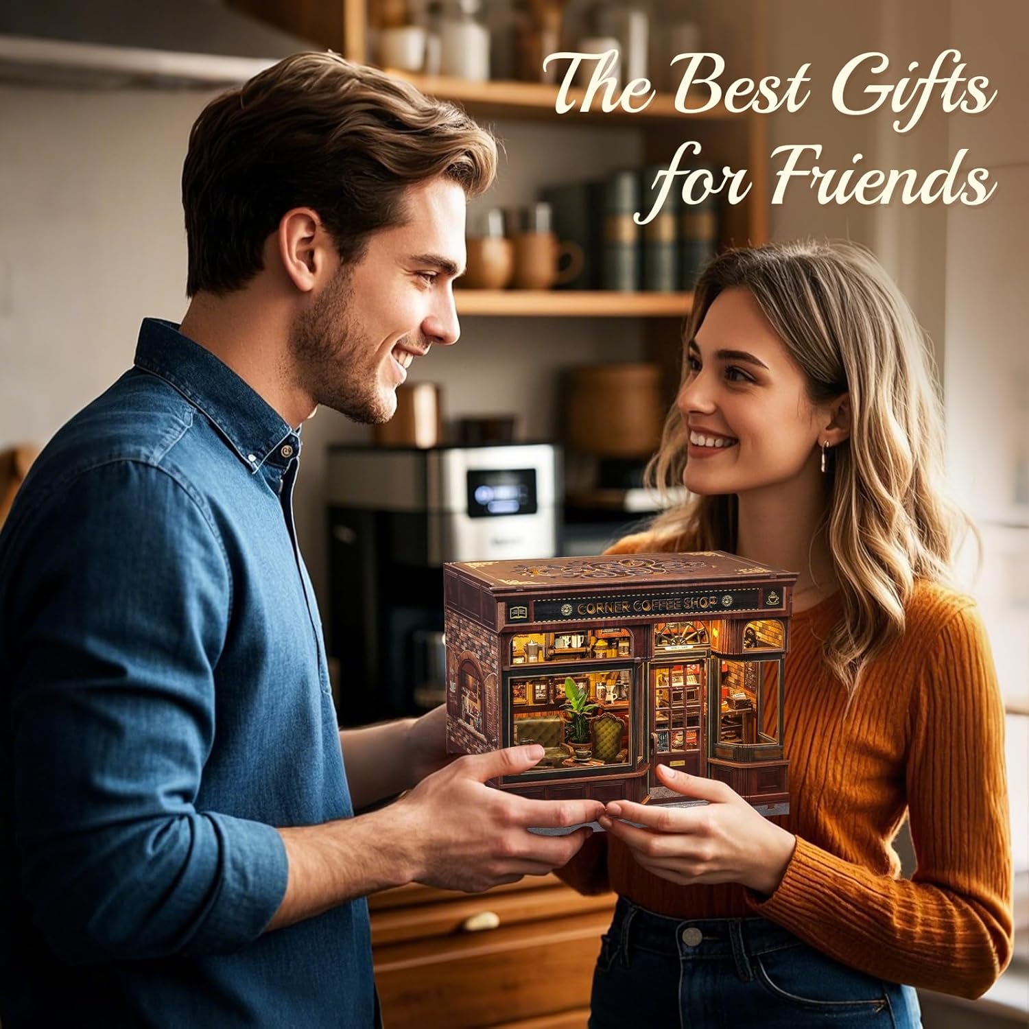 Thumbnail 6 de CUTEBEE Miniature Bookshelf Corner Kit 3D