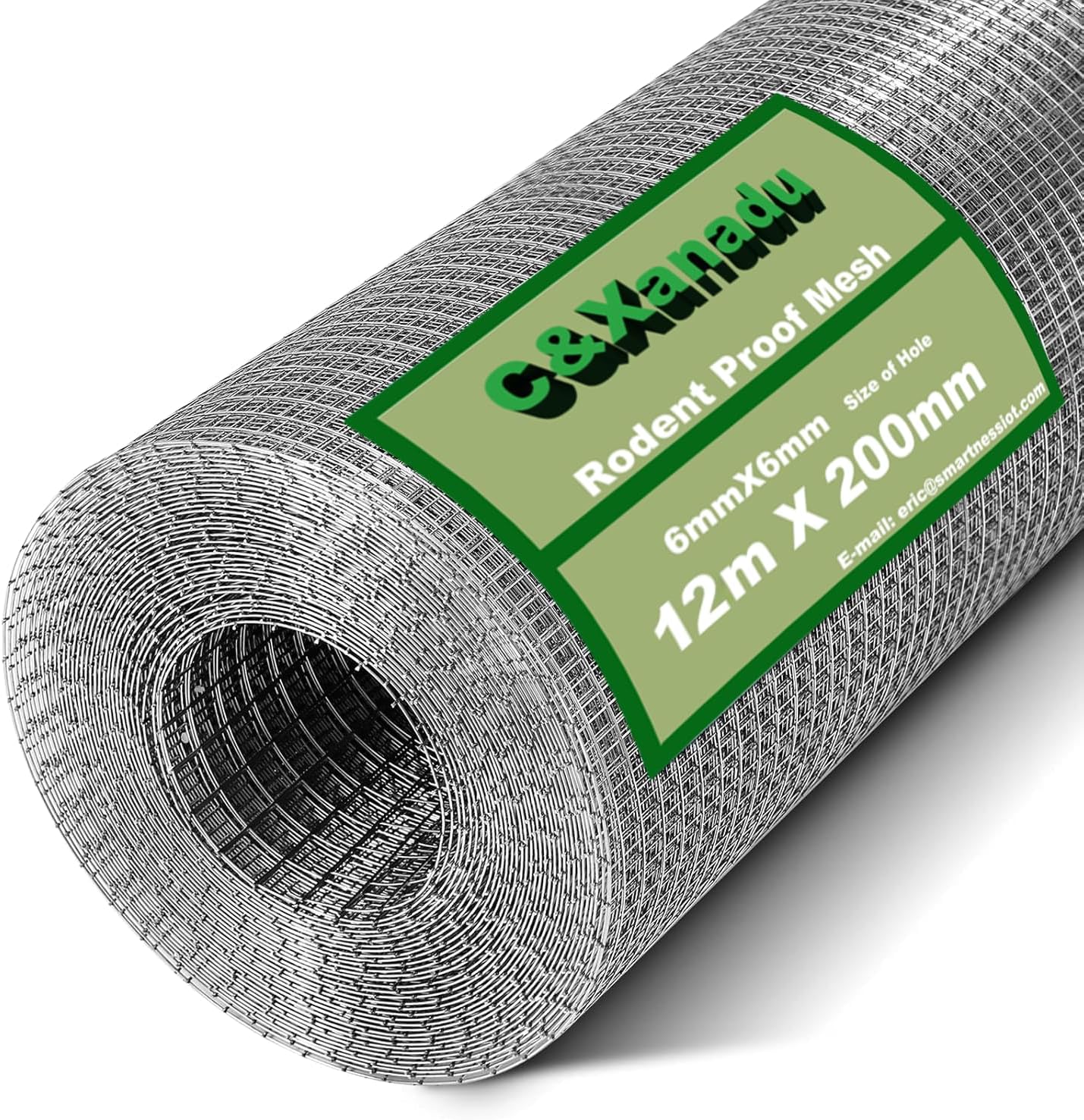 Detalle de C&Xanadu 200mm x 12m Rat Mesh Rodent Proofing Wire Mesh Roll