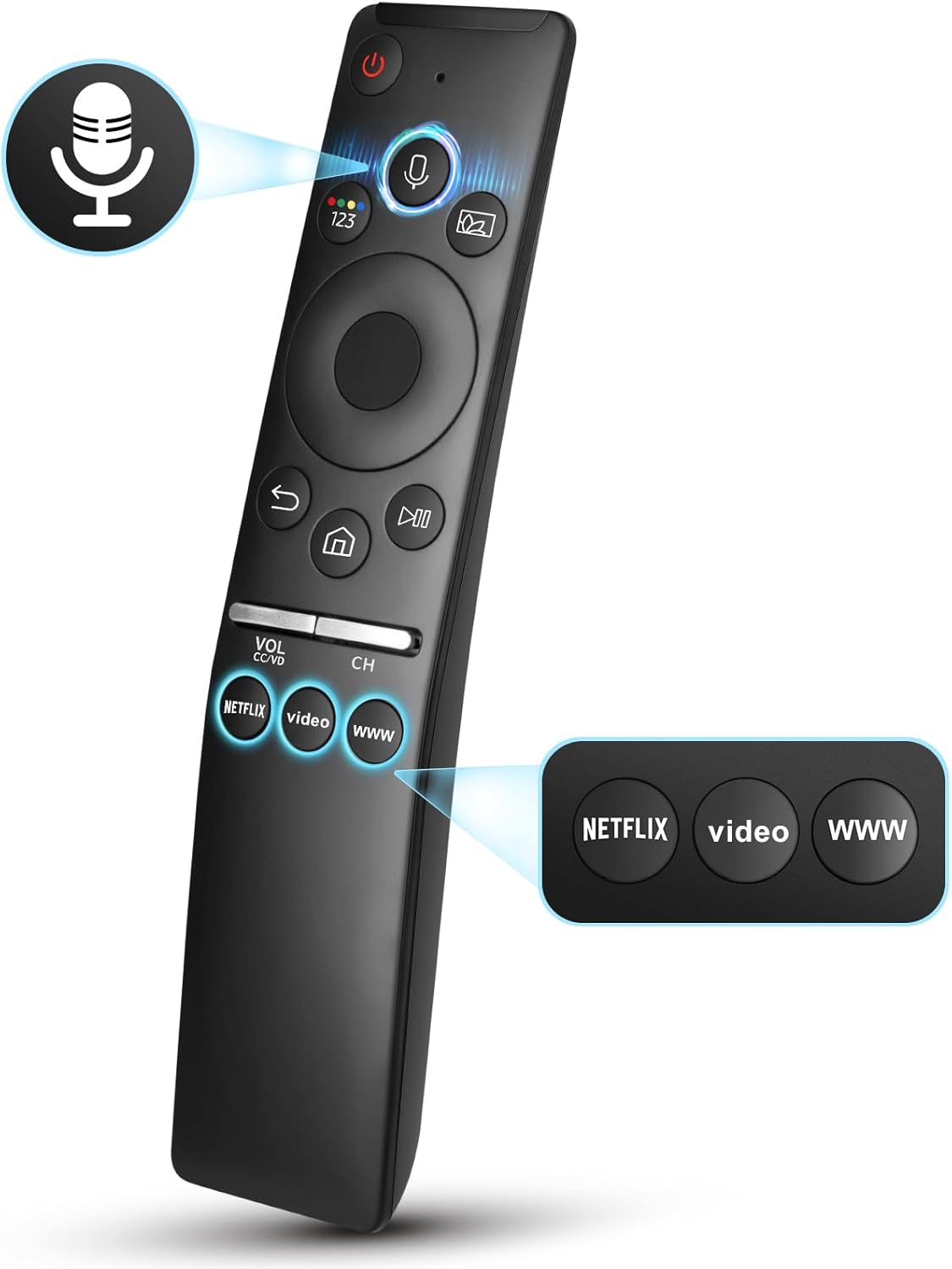 Thumbnail 1 de Voice Replacement for Samsung Smart TV Remote (Voice Function Compatible) – Not for Soundbar