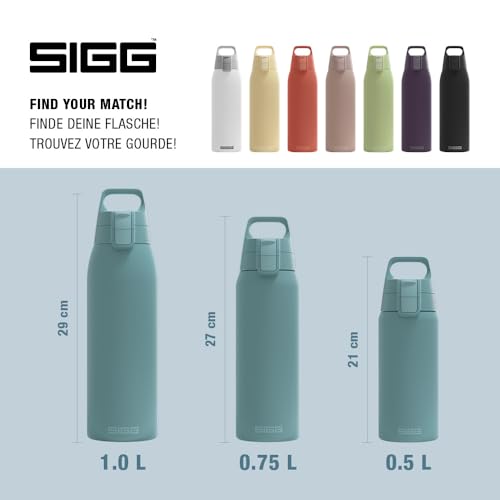 Thumbnail 4 de SIGG Shield Therm One Morning Blue – 1 L isolierte Trinkflasche aus Edelstahl