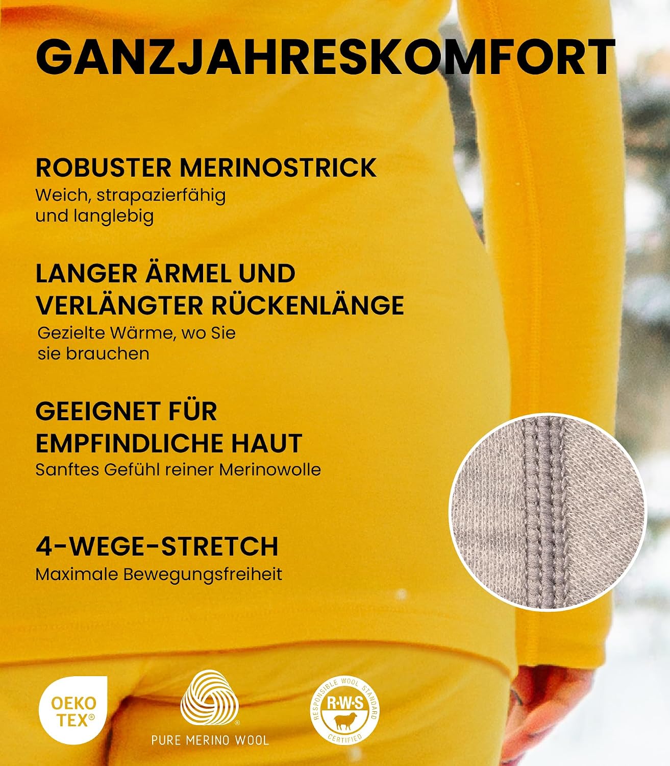 Thumbnail 3 de Merino.tech Unterwäsche Damen Set 250 g/m²