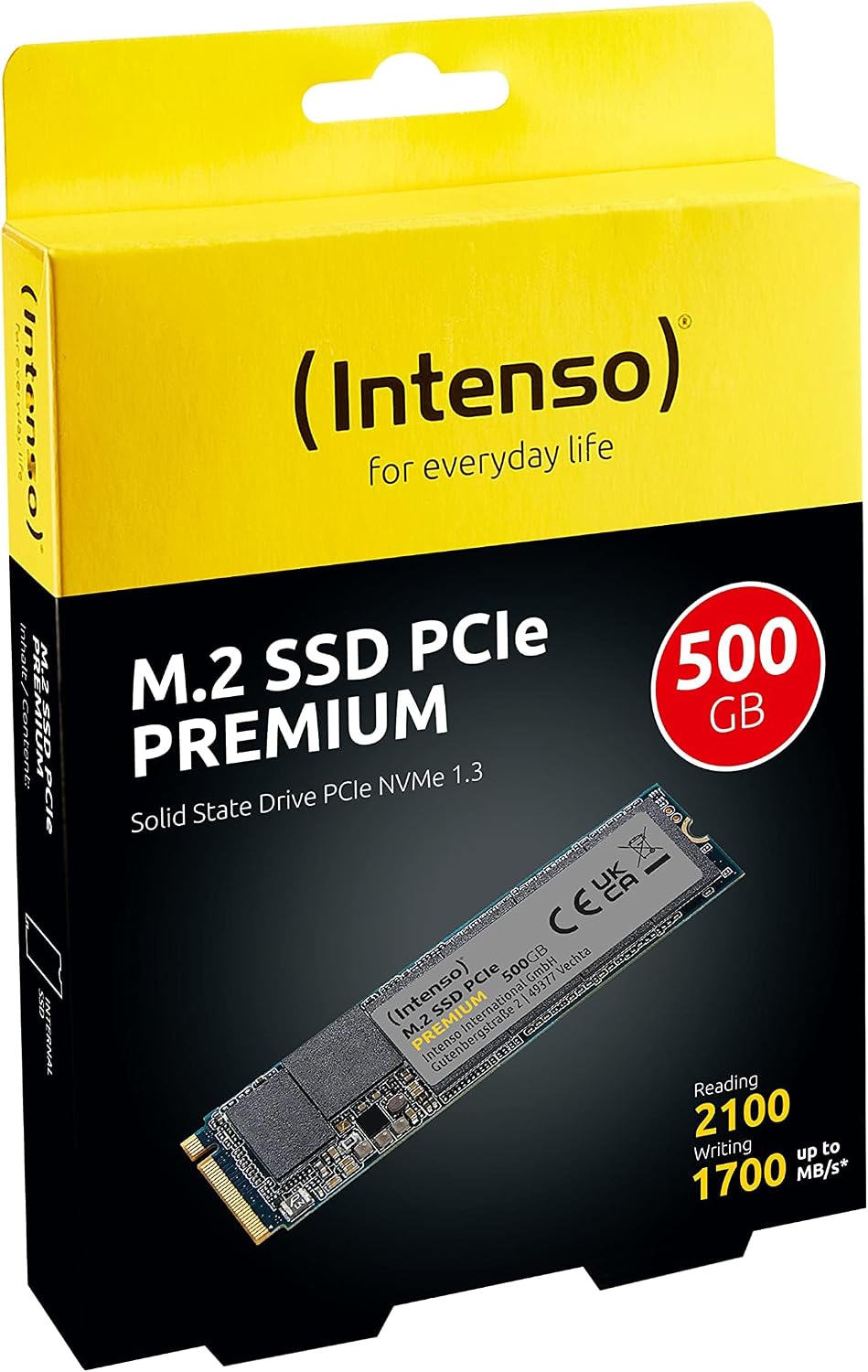 Detalle de Intenso 3835450 SSD M.2 2280 PCIe Premium 500 GB NVMe 1.3
