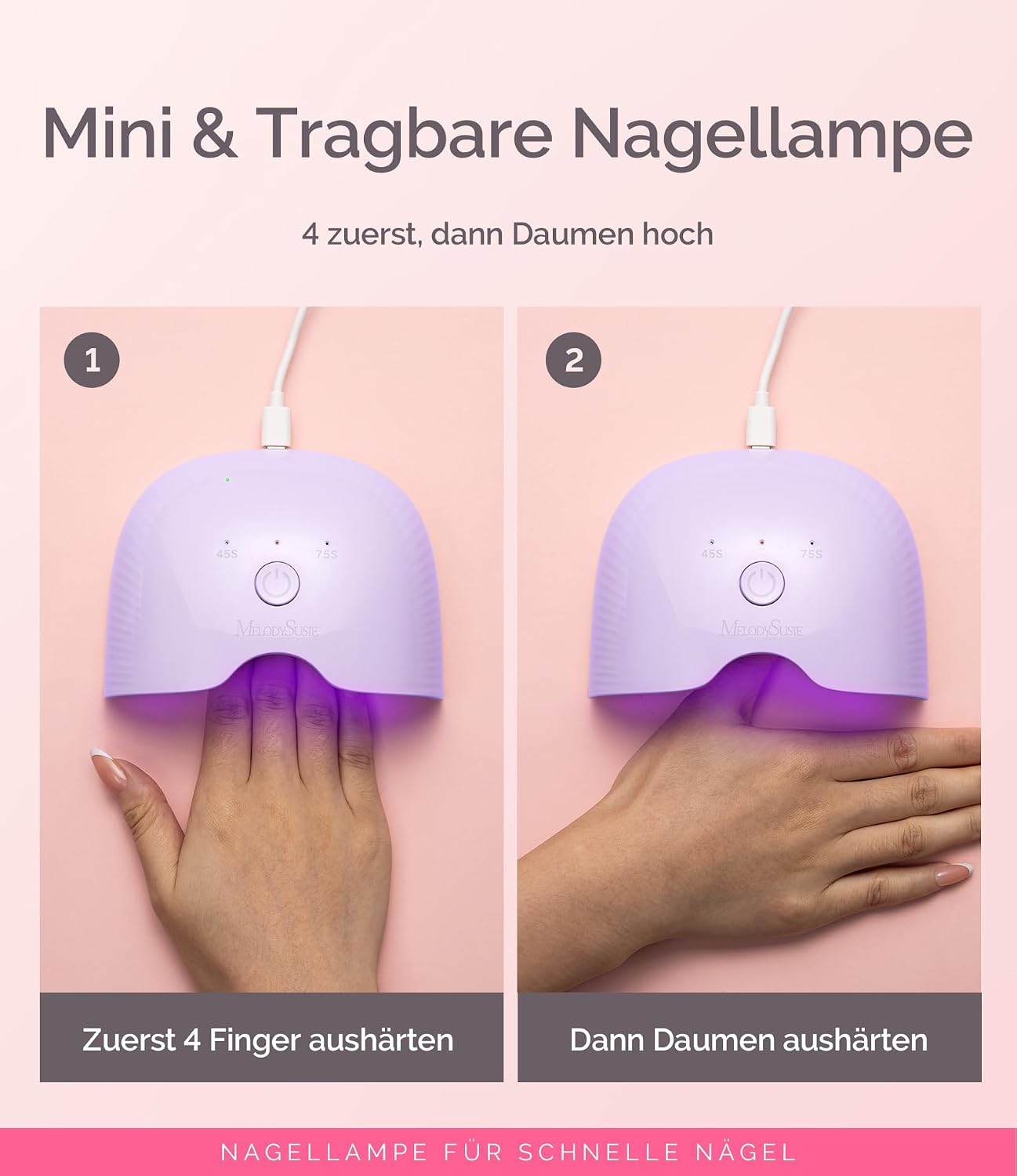 Detalle 2 de MelodySusie UV Nageltrockner 6 W