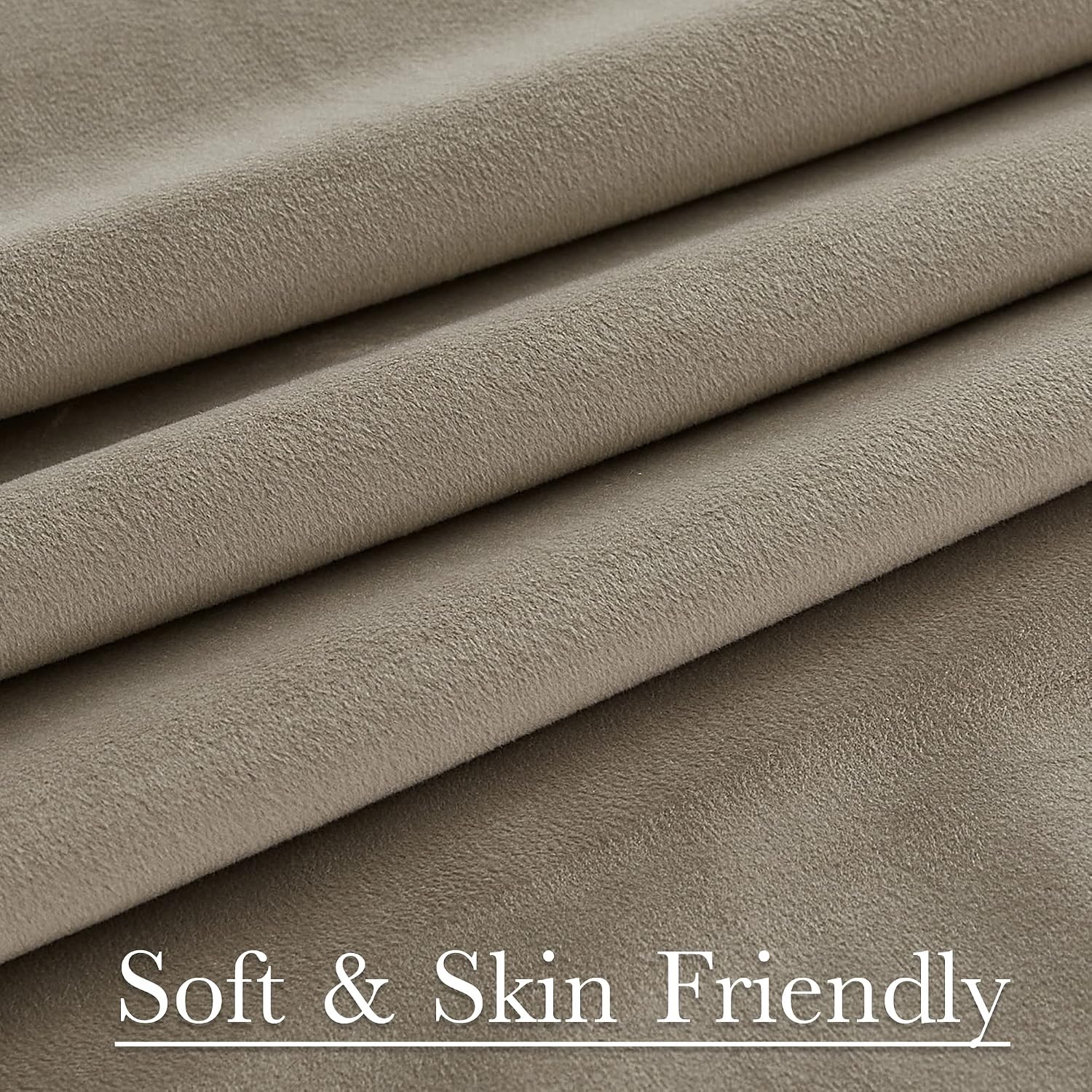 Thumbnail 6 de StangH Camel Beige Velvet Curtains 90in 🏠