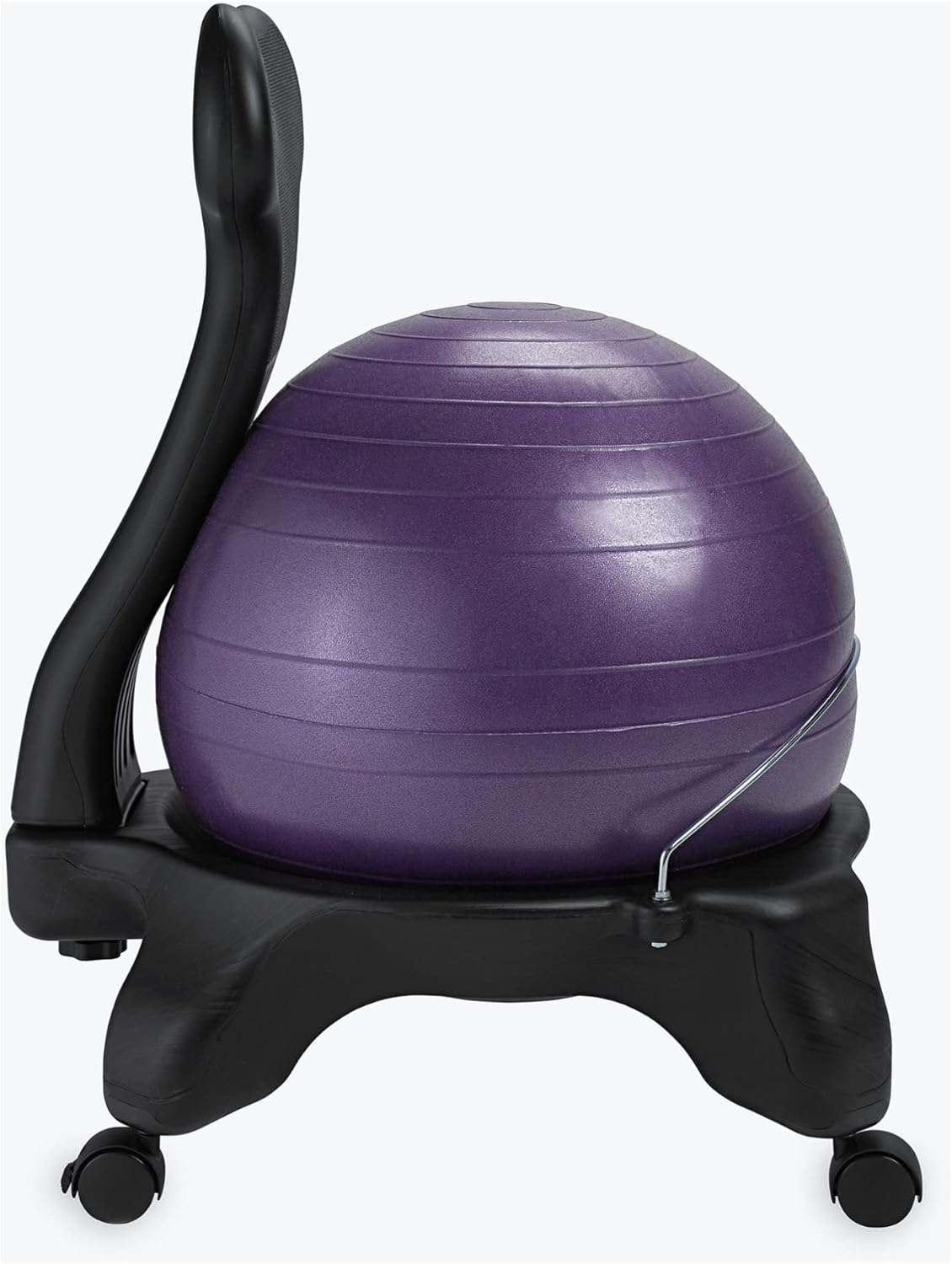 Detalle de Gaiam 05-58867 Classic Balance Ball Chair with 52cm Ball and Rolling Base