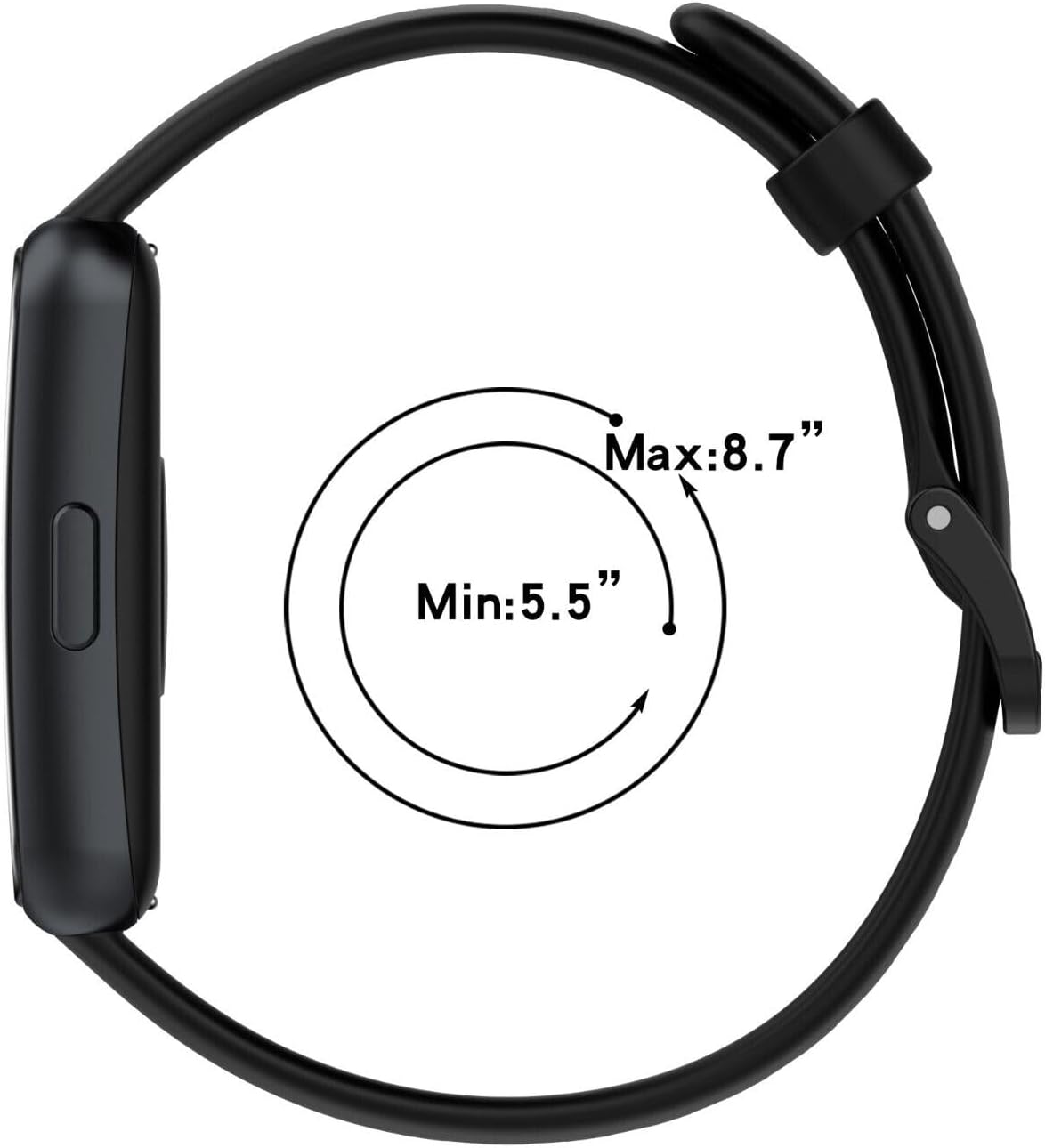 Thumbnail 6 de Panda Bobo Strap for Huawei Band 7 (LEA-B19) – Soft Silicone, Waterproof Replacement Wristband