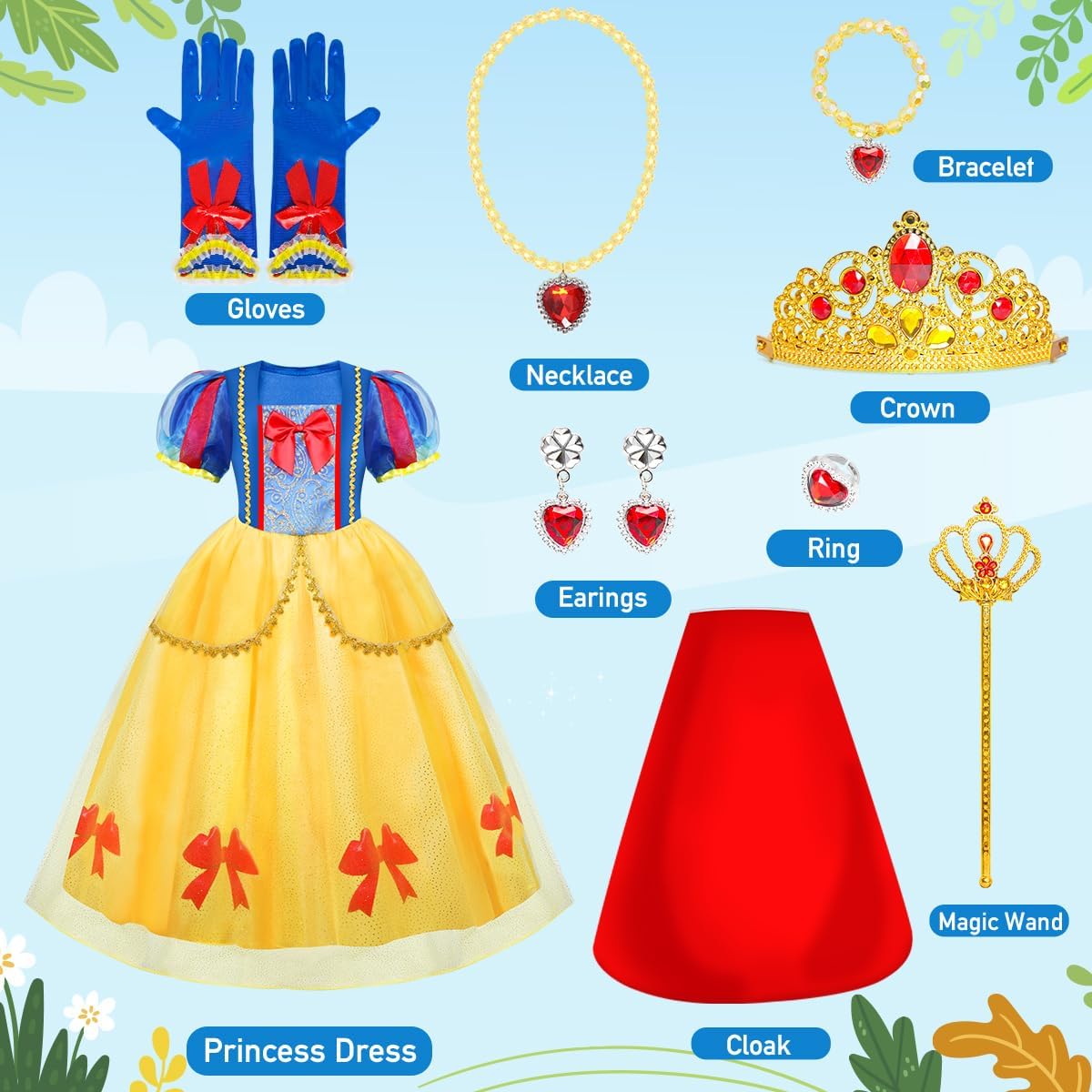 Thumbnail 4 de MELAND Princess Light Up Dress age 3-10