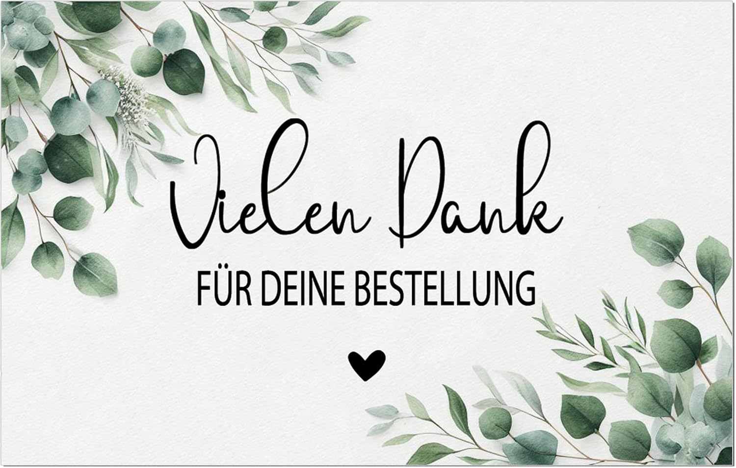 Thumbnail 4 de Danke Bestellung Karte 8,5 x 5,5 cm