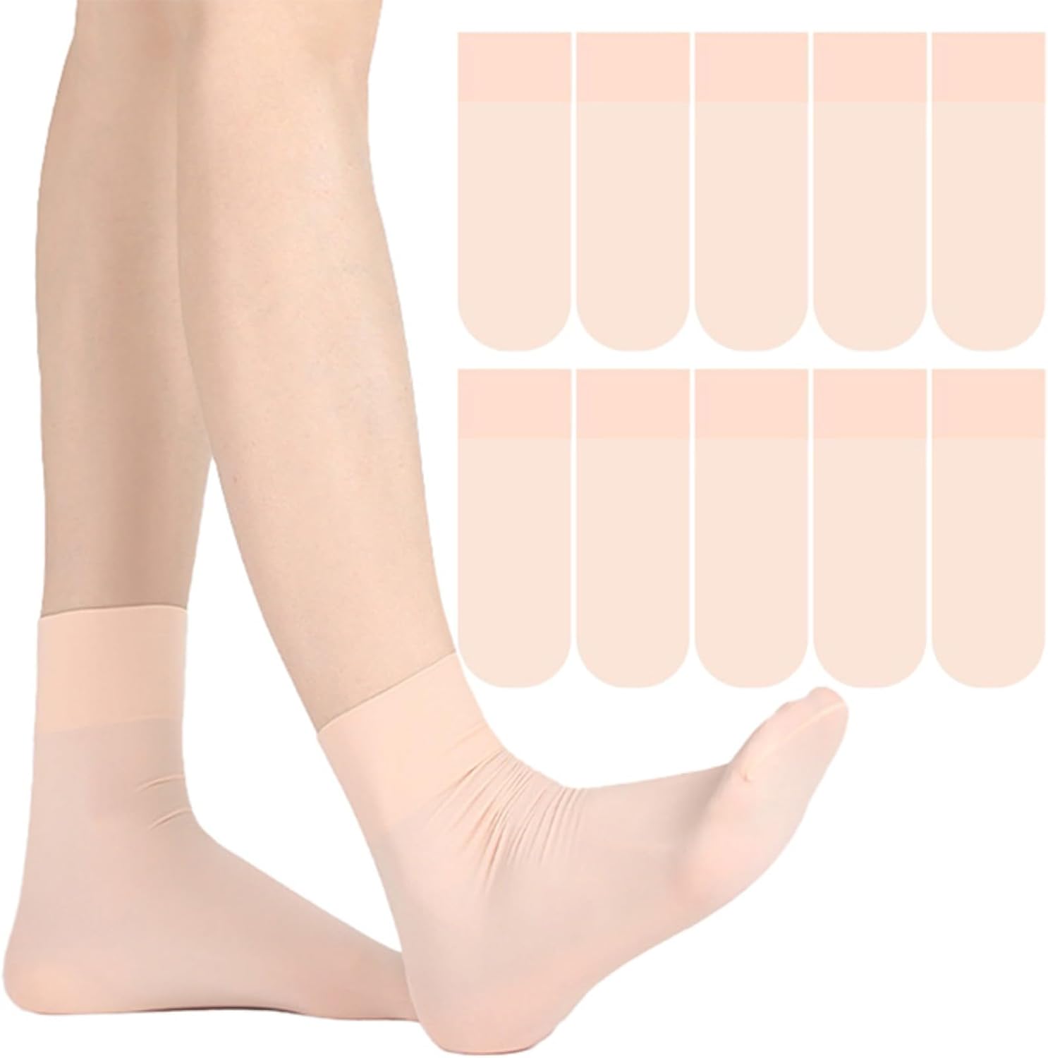 Thumbnail 5 de Girls Ballet Socks Multi-Packs (3 or 5), Seamless, Breathable Knit for Kids