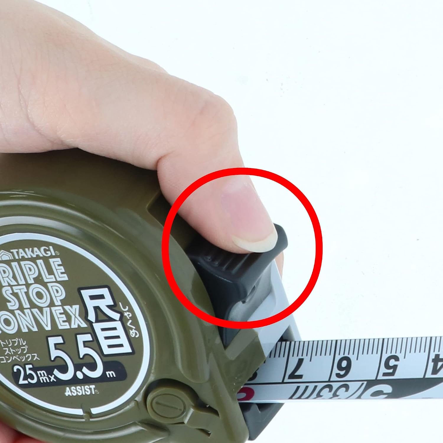 Thumbnail 3 de TAKAGI 25mm×5.5ｍ 尺目 トリプルストップコンベックス ステンレス製テープ