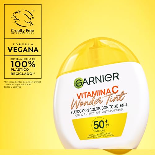 Thumbnail 8 de Garnier Vitamina C Wonder Tint Fluido Todo en 1 BB Cream (Tono Medio) con FPS50+