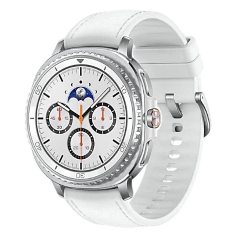 Detalle de Samsung Galaxy Watch8 Classic 4G GPS (4ª generación) – Blanco, 64 GB, versión internacional
