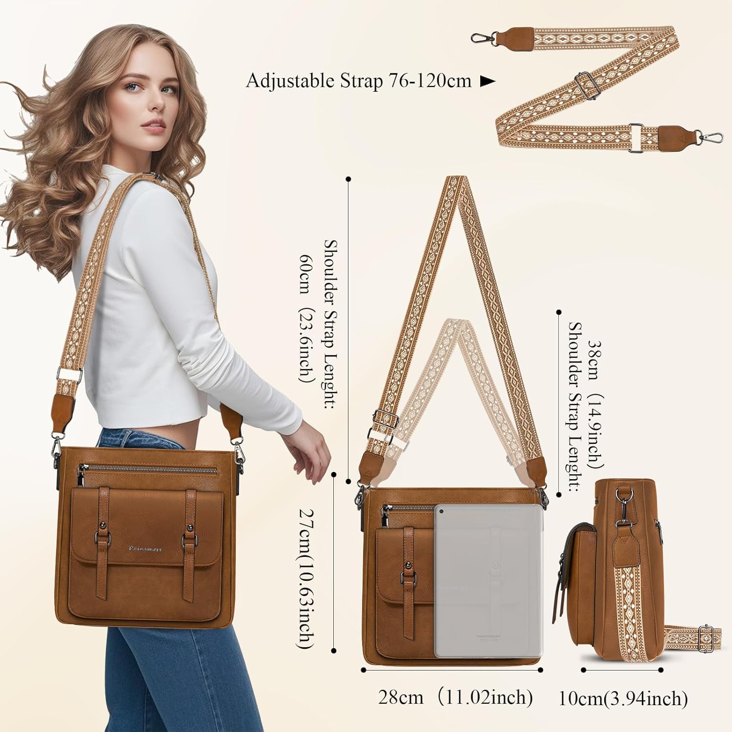 Detalle 2 de RAINSMORE Cross Body Bag Women