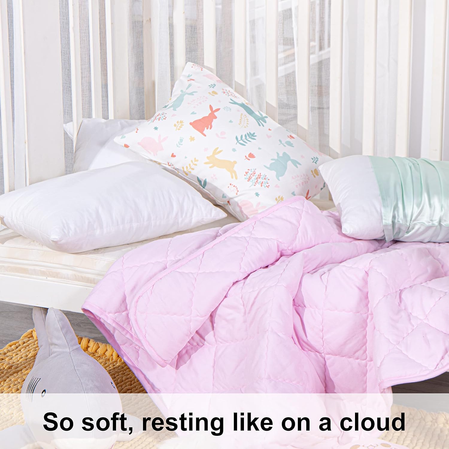 Thumbnail 6 de NTBAY AUS7NTCoZX-To- Toddler Pillows, 13 x 18-Inch Cotton Cover, 2-Pack