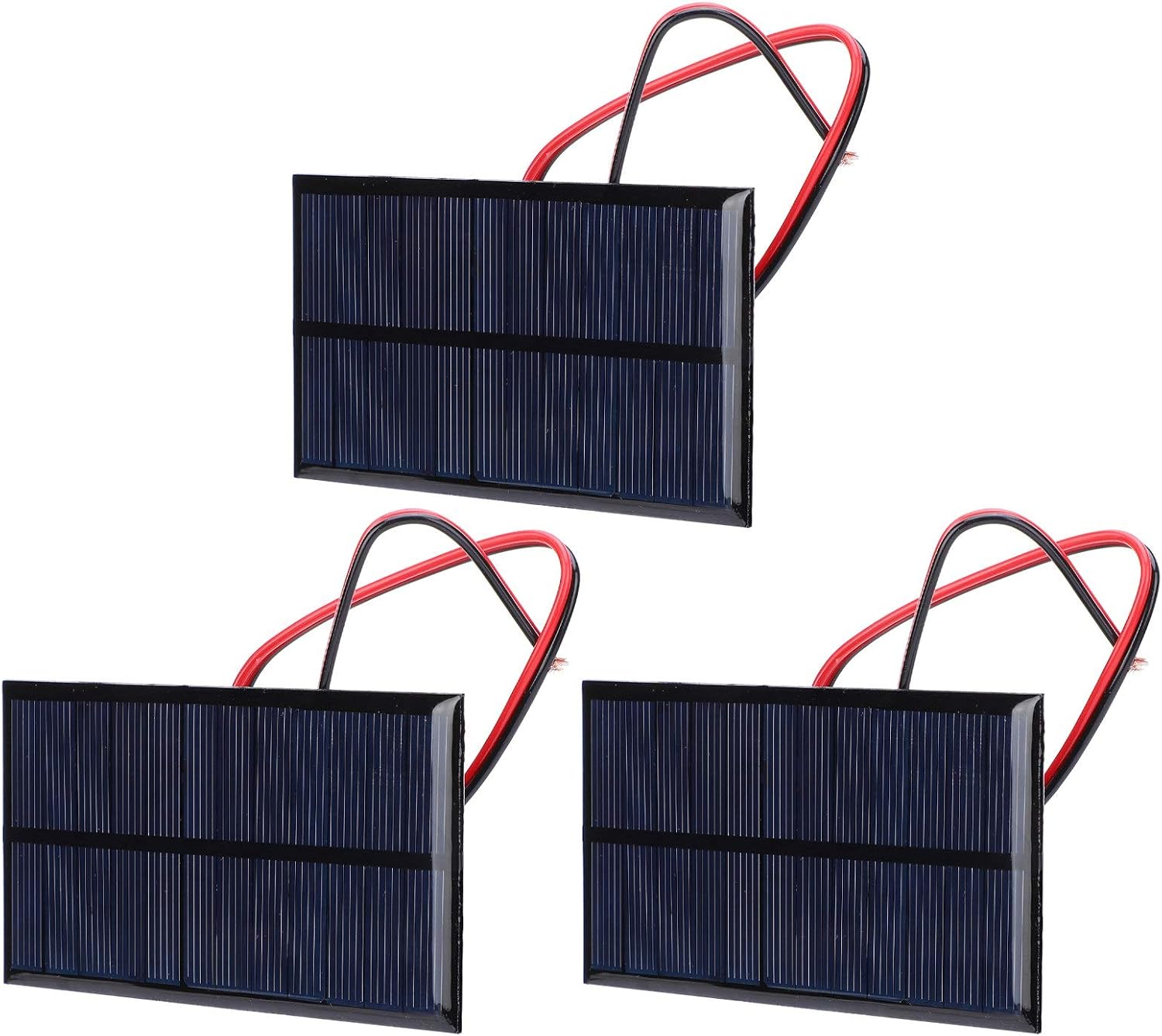 Thumbnail 6 de Hyuduo 6V 1W mini-zonnepaneel, set van 3 met kabel van 30 cm