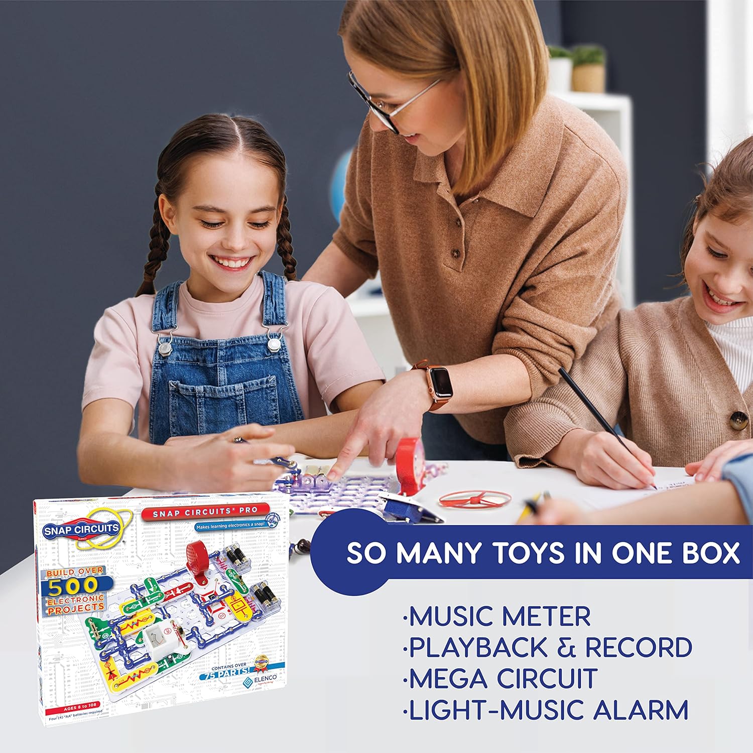 Thumbnail 1 de Elenco Snap Circuits Pro 500-in-1 Electronic Exploration Kit (500+ Projects)