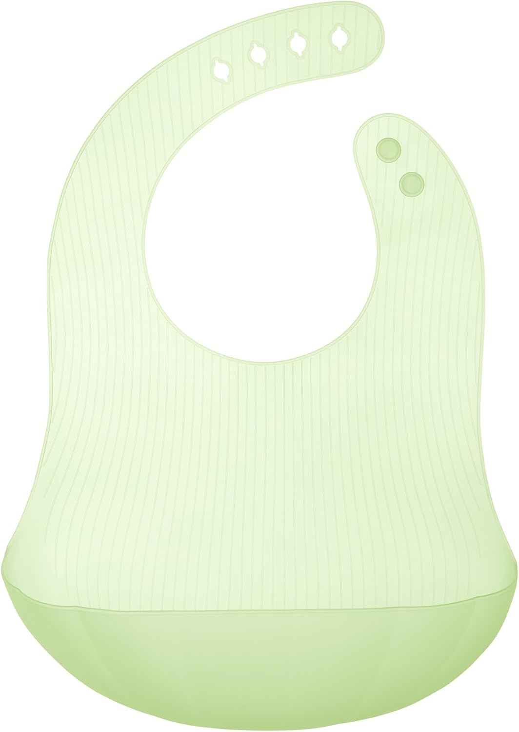 Olababy Fold N Go Silicone Baby Bib, Waterproof with Travel Case