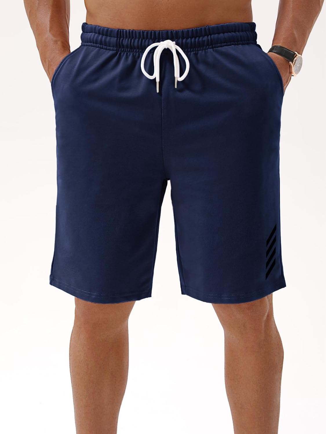 Thumbnail 1 de Vortewind Kurze Hosen Herren Sweatshorts – Baumwolle, elastischer Bund, Freizeit & Training
