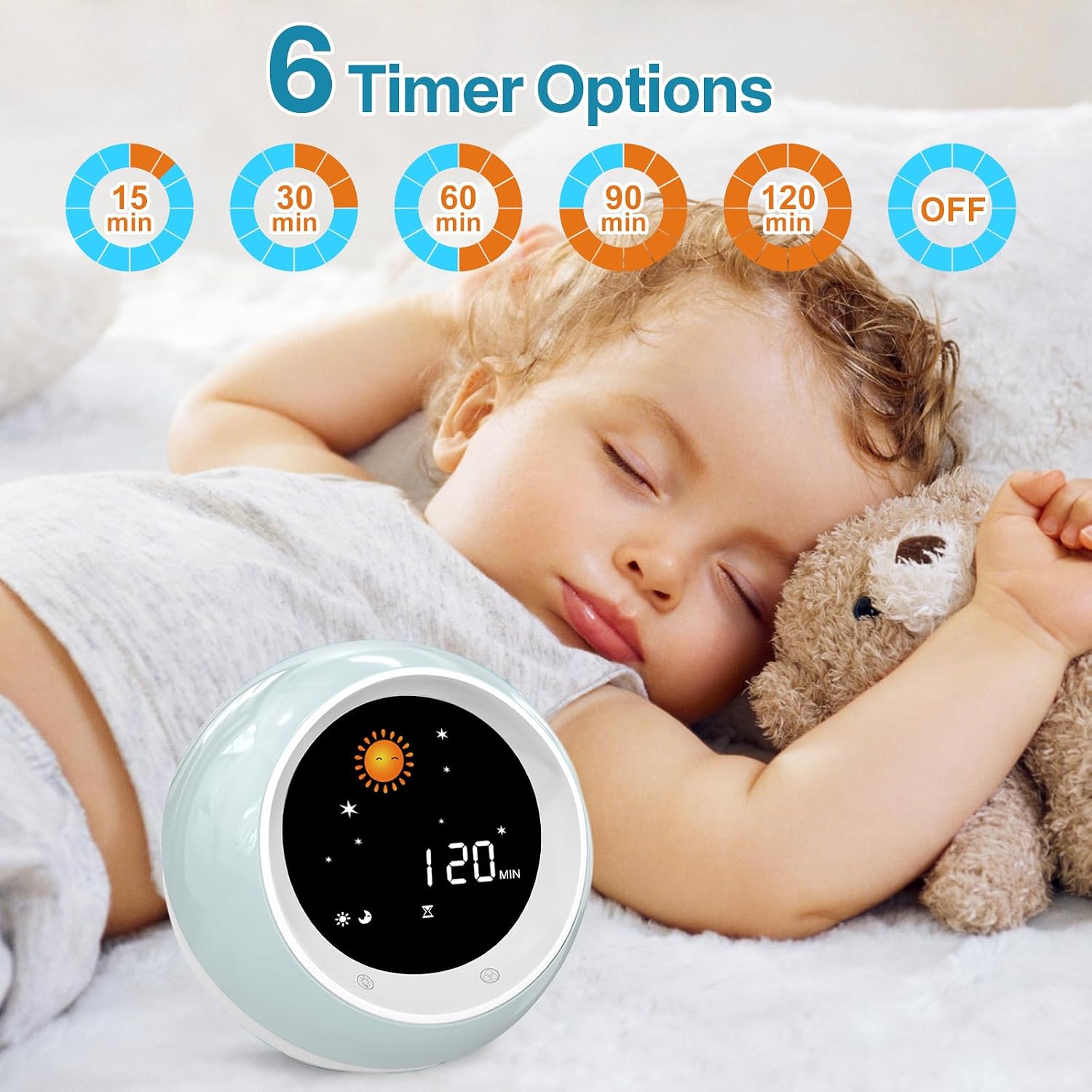 Thumbnail 3 de I·CODE Sun & Moon Rise Alarm Clock