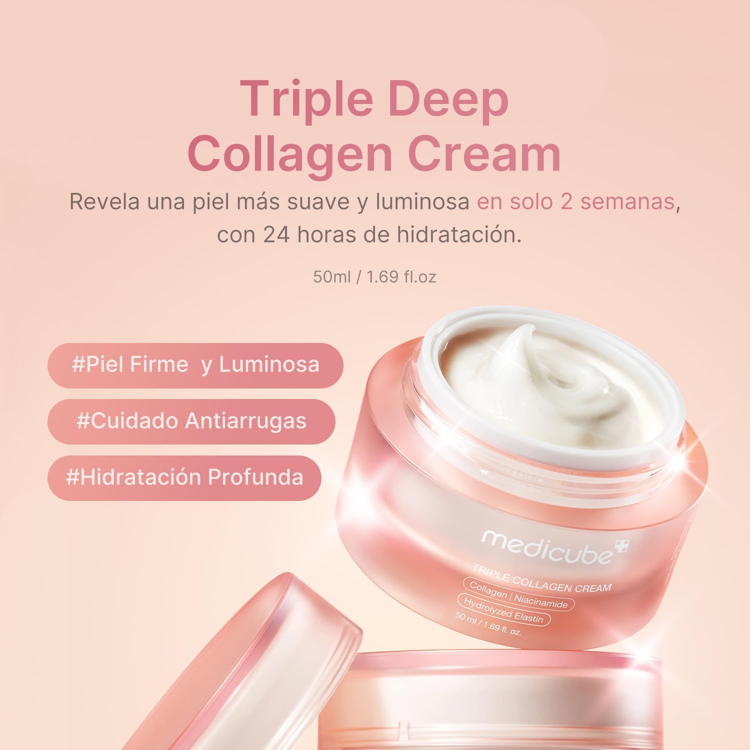 Detalle 2 de Medicube Crema Triple Colágeno 1.69 oz