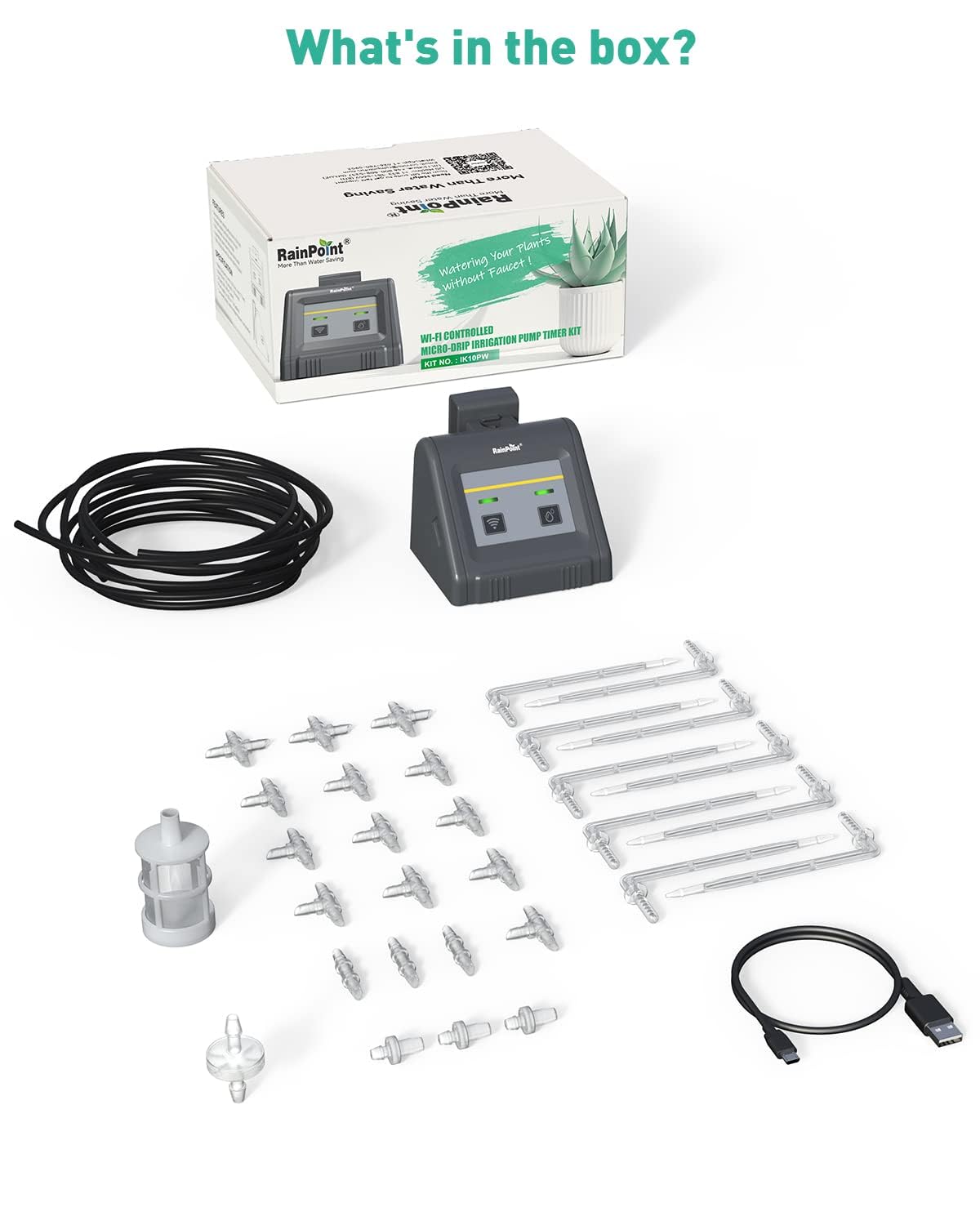 Thumbnail 6 de RAINPOINT WiFi Automatic Watering System for 10 Potted Plants