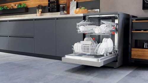 Thumbnail 6 de Hotpoint HFC3C33WX – Lave-vaisselle pose-libre 14 couverts, Zone Wash 3D, Active Dry, Inverter, Silent 43 dB, Inox