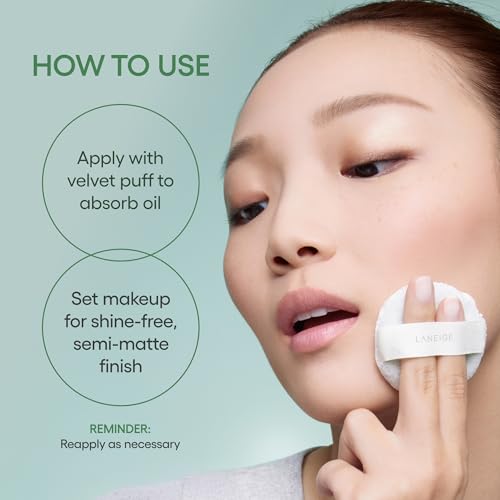 Detalle de LANEIGE Neo Blurring Powder: Shine Control Compact for Pore Blurring and a Semi-Matte Finish