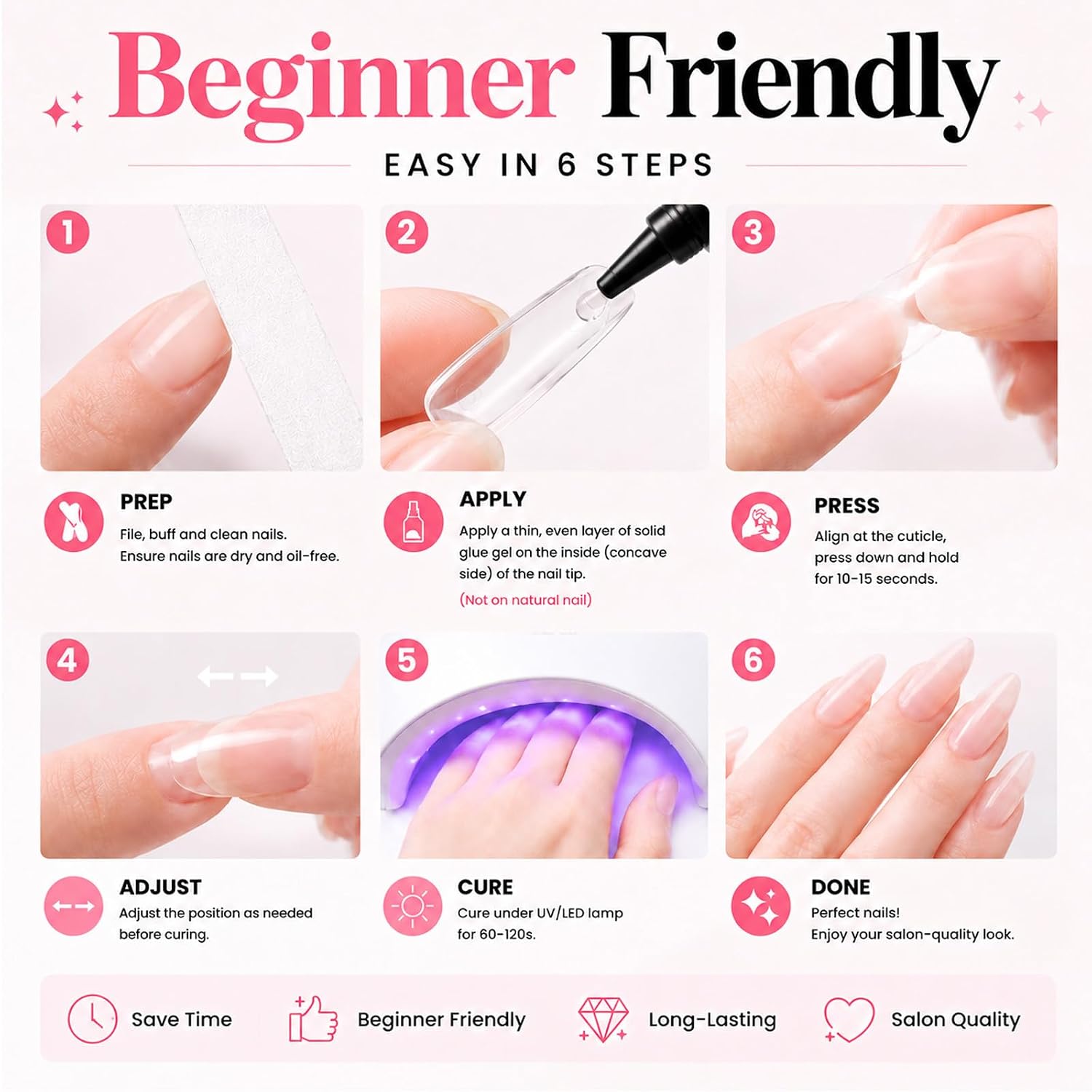 Thumbnail 5 de Beetles 20g Solid Nail Glue Gel 💅
