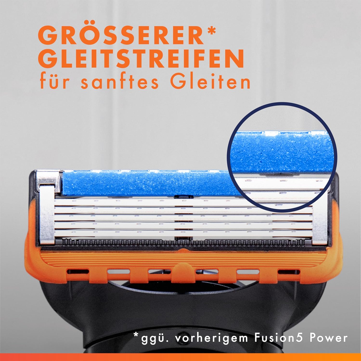 Detalle de Gillette Fusion5 Power 8 Klingen Rasierer-Ersatz