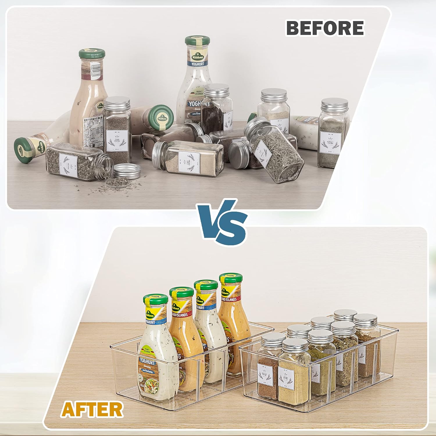 Thumbnail 4 de Vtopmart 8-Pack Food Storage Organizer Bins