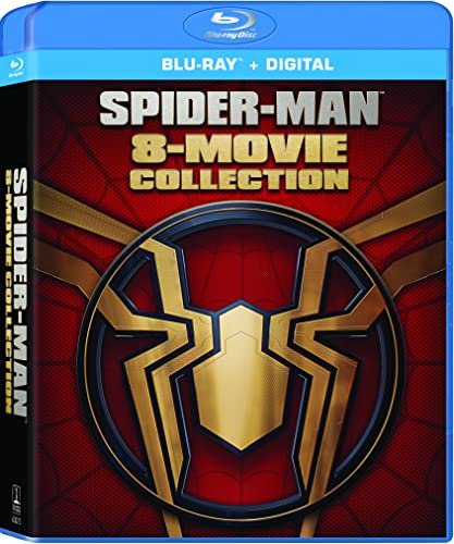 Detalle de The Amazing Spider-Man Blu-ray + Digital Set: Eight Spider-Man Films Across Tobey Maguire, Andrew Garfield, and Tom Holland