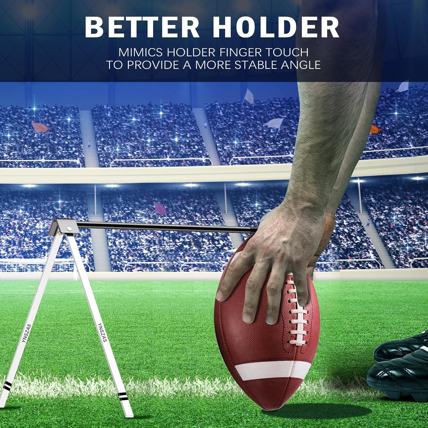 Thumbnail 5 de YNSZAS Football Kicking Tee Holder Stand, Portable All-Size Field Goal Tee