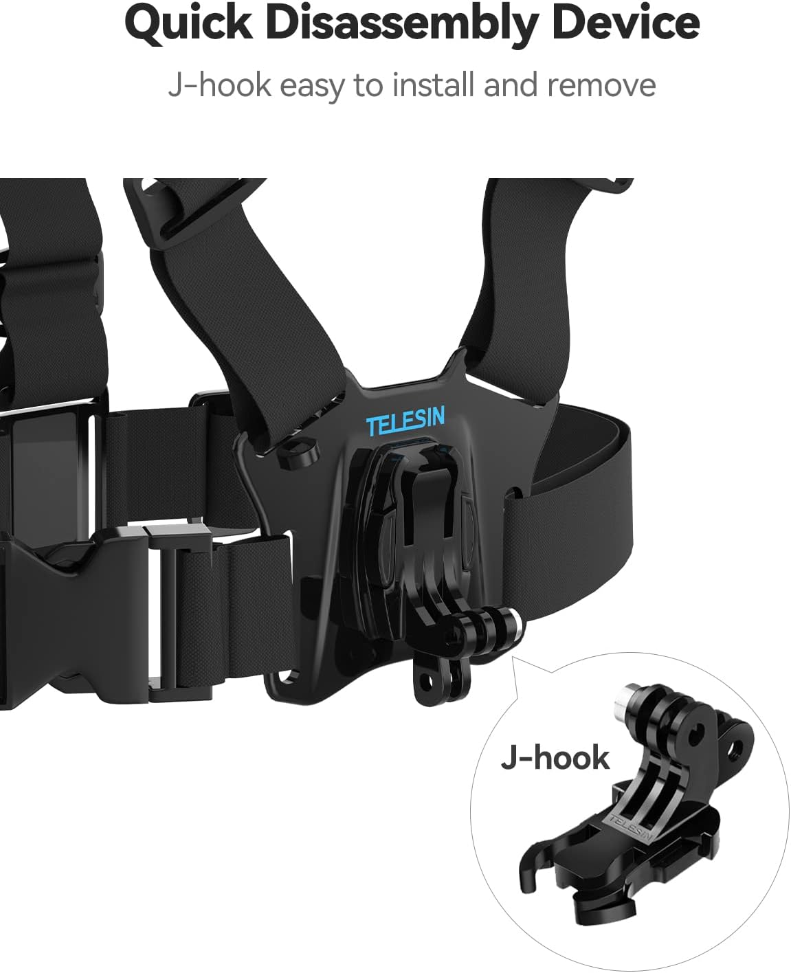 Thumbnail 4 de TELESIN Action-Kamera Kopf- und Brustgurt 📷