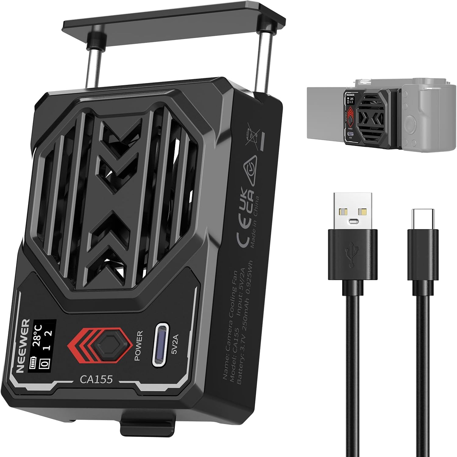 Detalle de NEEWER BASICS Camera Cooling Fan with Battery