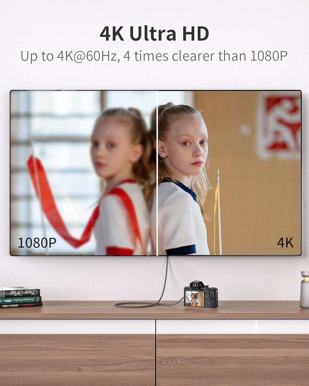 Detalle de Silkland Micro HDMI to HDMI Cable 1m, 4K@60Hz