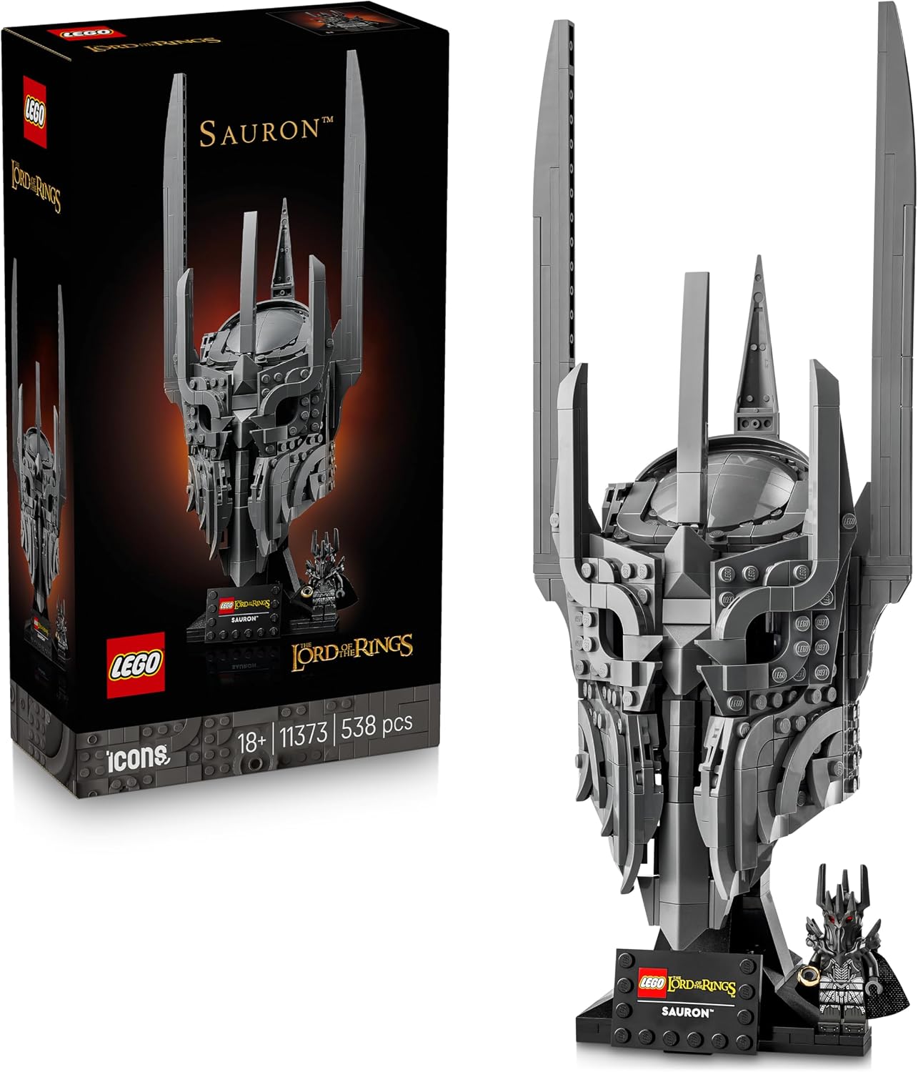 LEGO Icons Saurons Helm 11373 Bauset