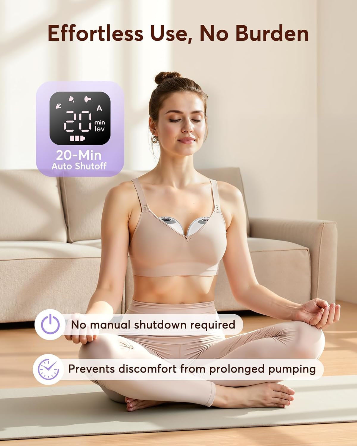 Thumbnail 3 de Haokoo Wearable Electric Breast Pump (Hands-Free & Wireless) with 4 Modes, 12 Levels and Anti-Leak
