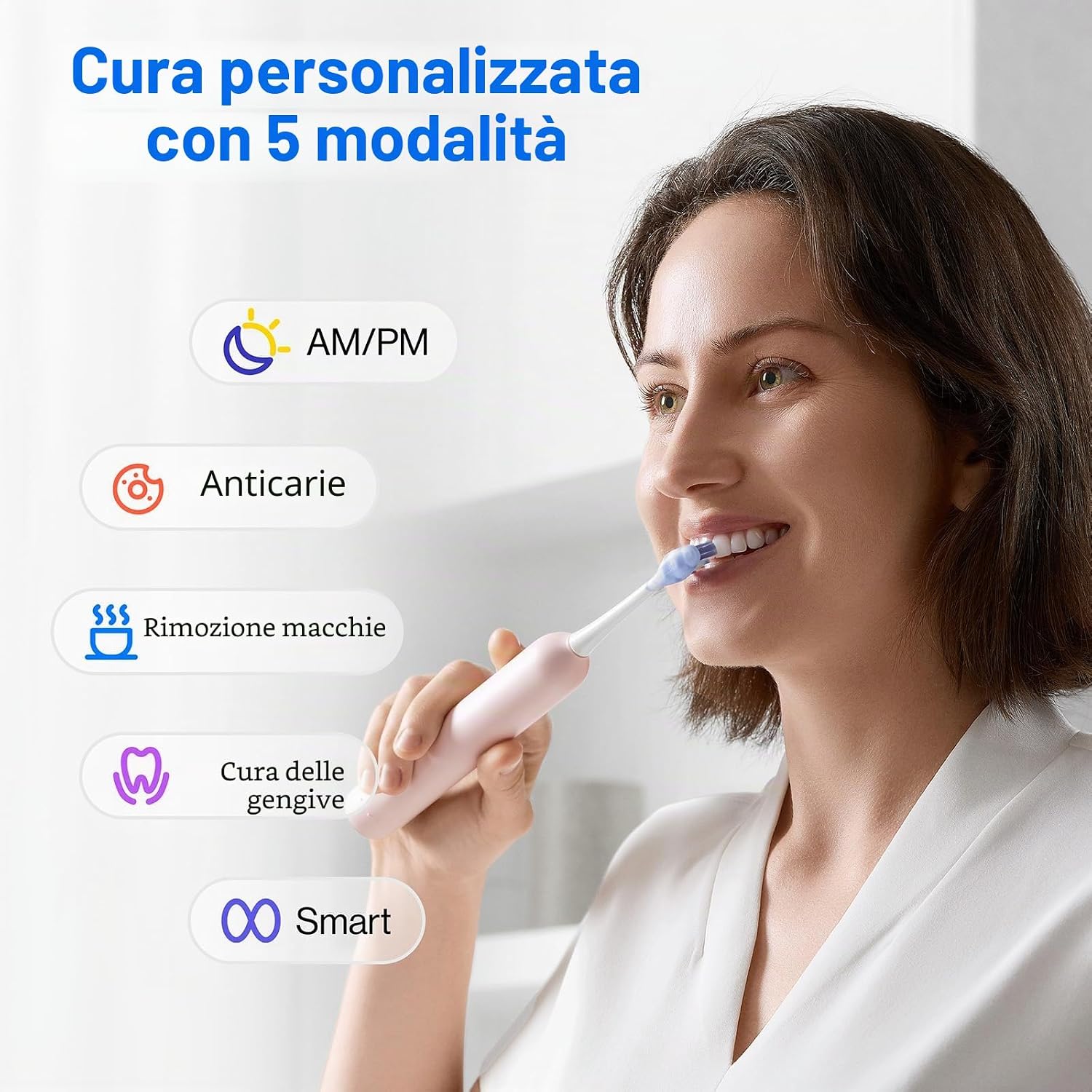 Thumbnail 4 de usmile Y20 PRO Spazzolino elettrico intelligente – 5 modalità, mappa 3D e batteria da 90 giorni